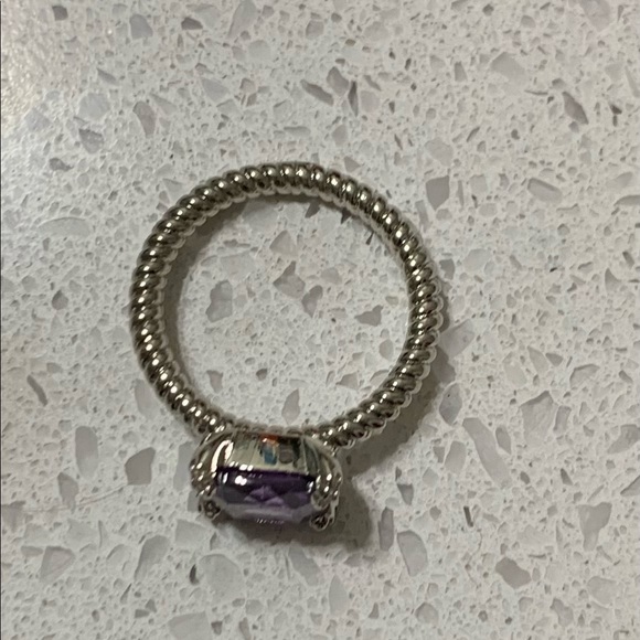 Cable Ring - Amethyst - Picture 2 of 6
